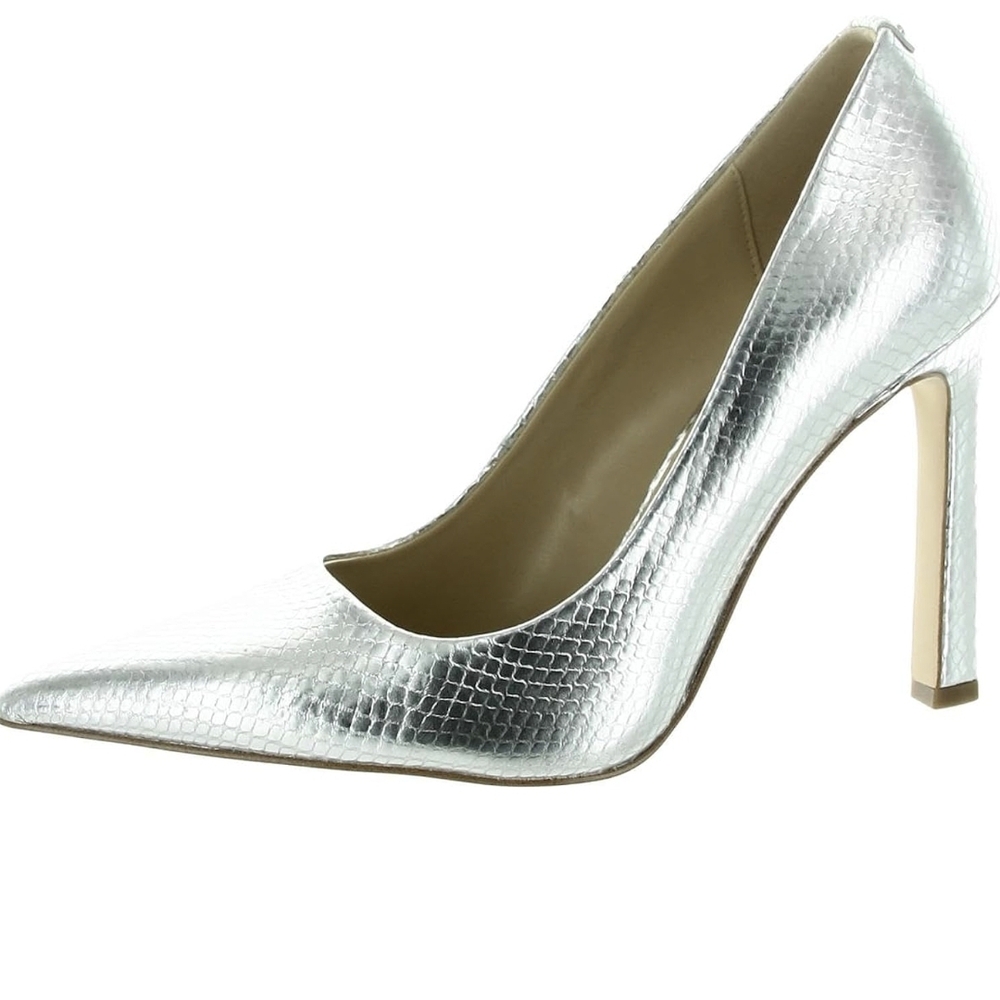 Michael Kors Shimmering Silver Heels